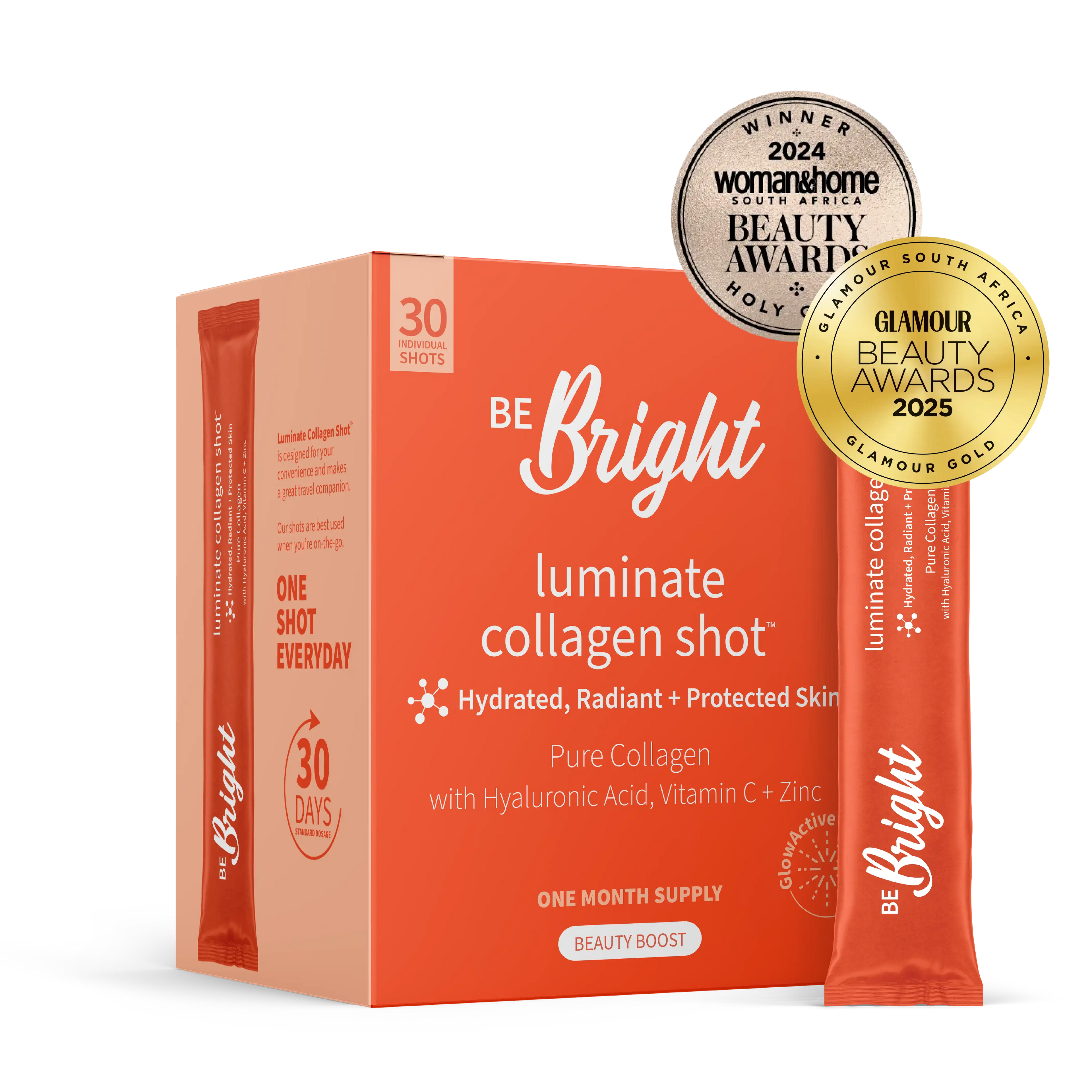Be Bright Luminate Collagen Shot Box 30x10g (30 days)
