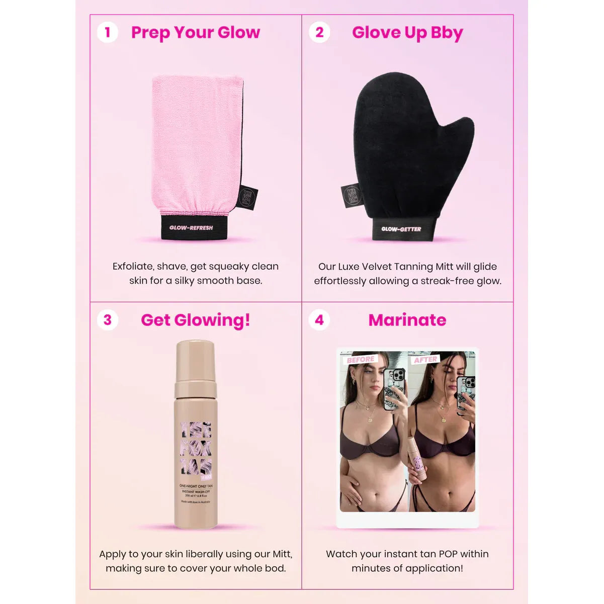 The Fox Tan One-Night Only Tan Instant Wash-Off