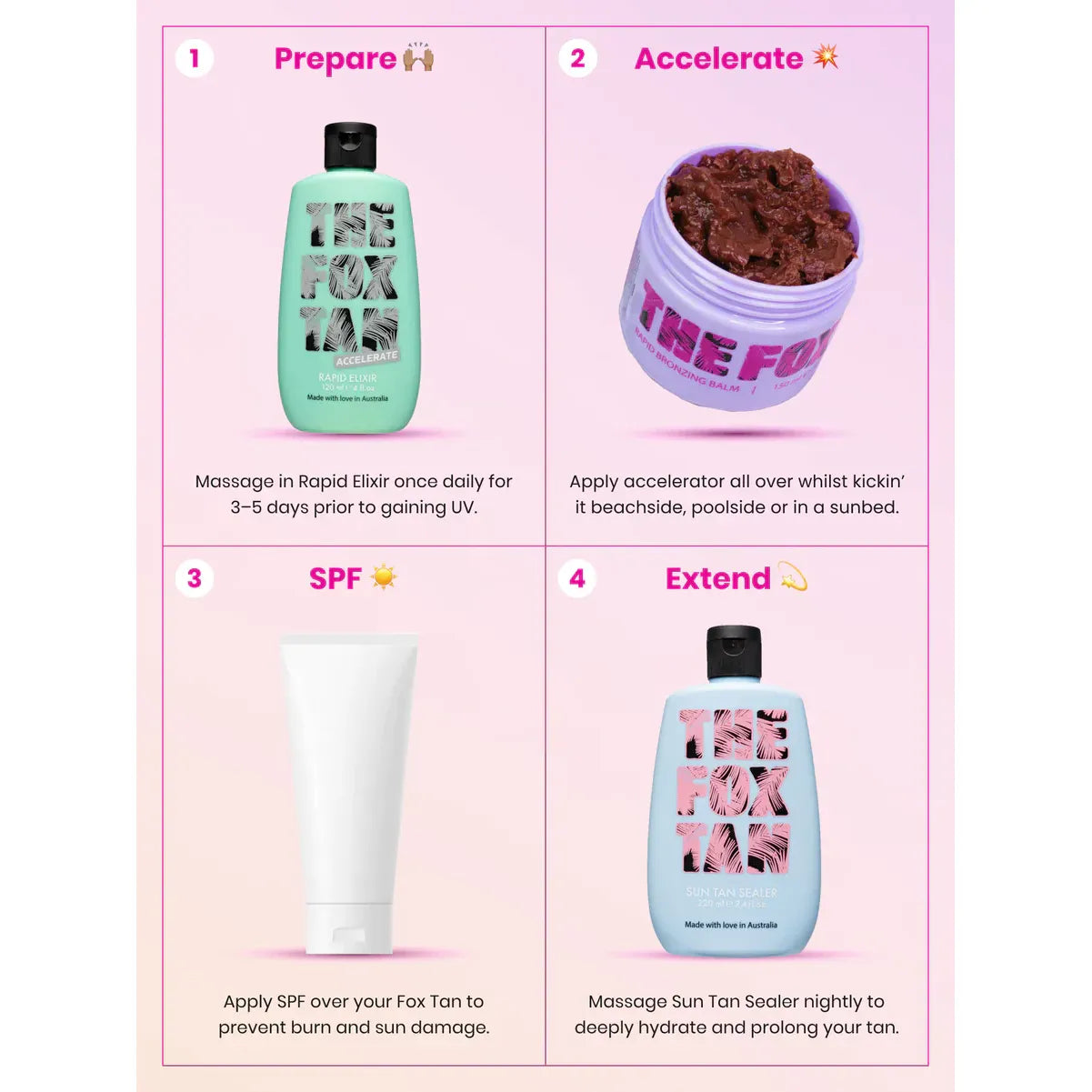 The Fox Tan Rapid Bronzing Balm