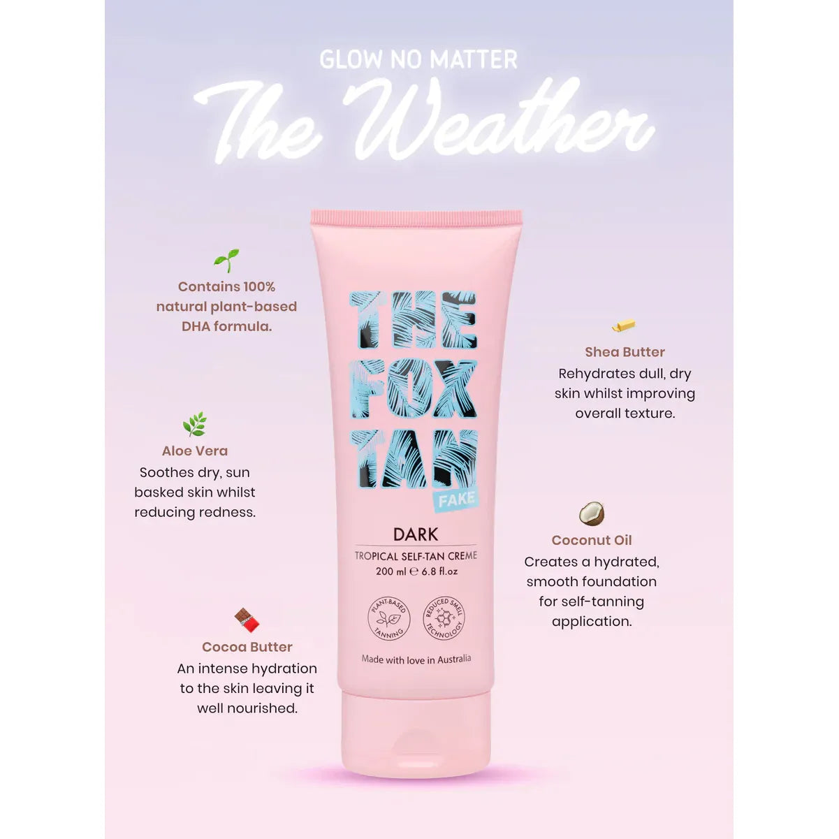 The Fox Tan Dark Tropical Self-Tan Creme