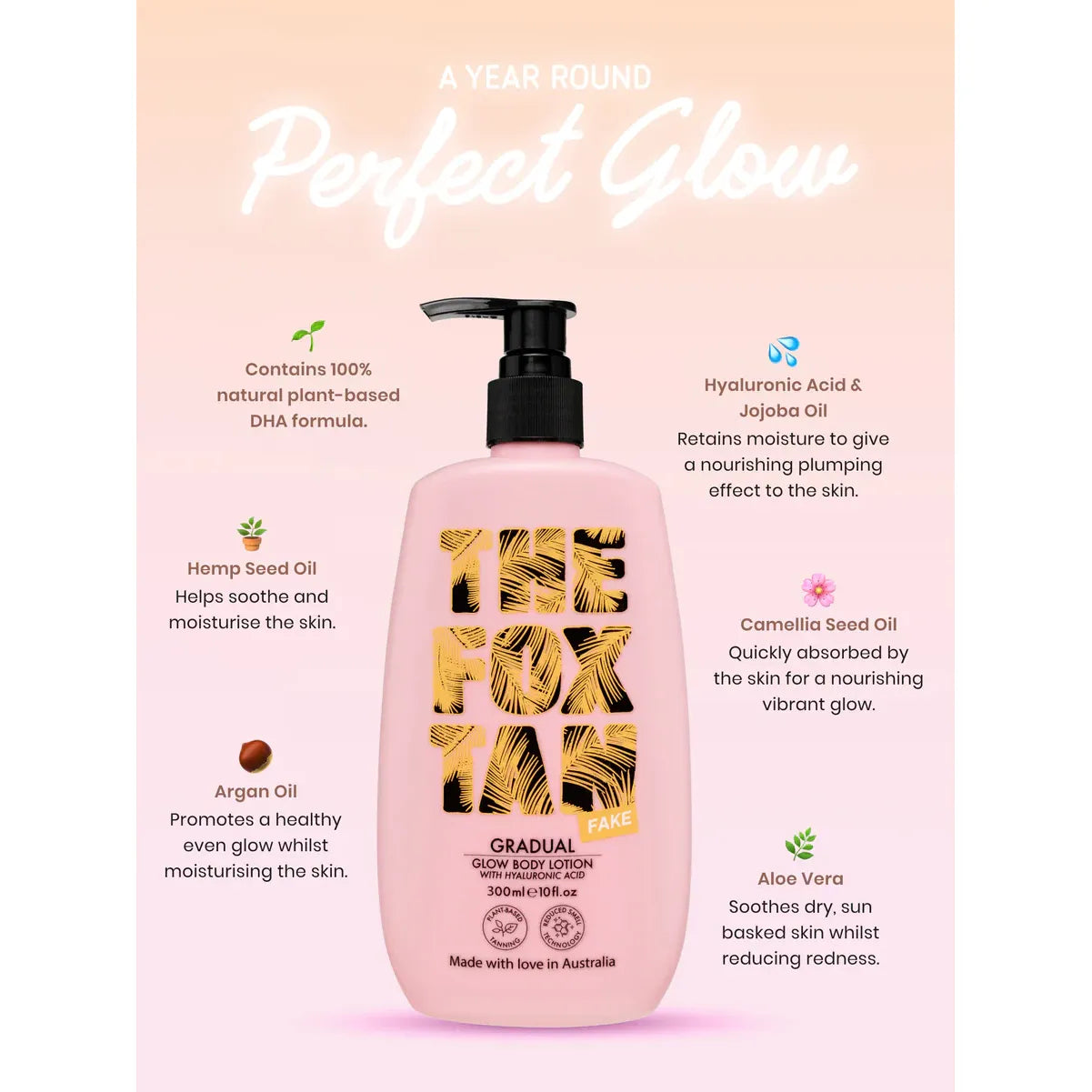 The Fox Tan Gradual Glow Body Lotion