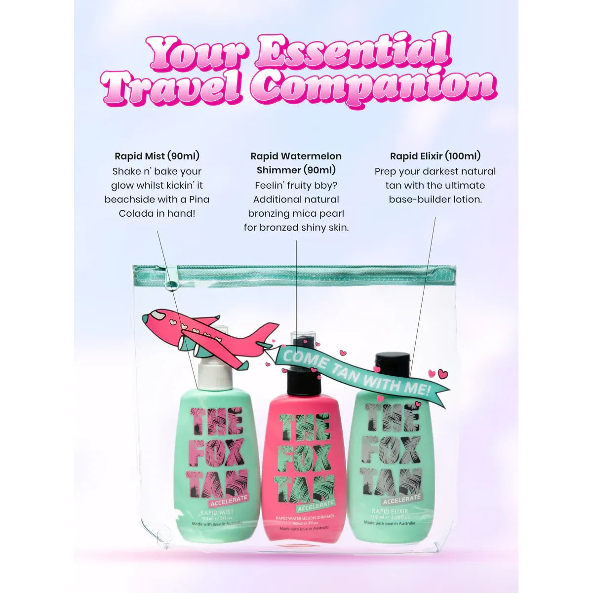 The Fox Tan The Jet-Setter Bundle