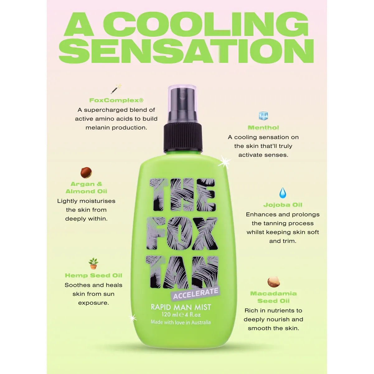 The Fox Tan Rapid Man Mist