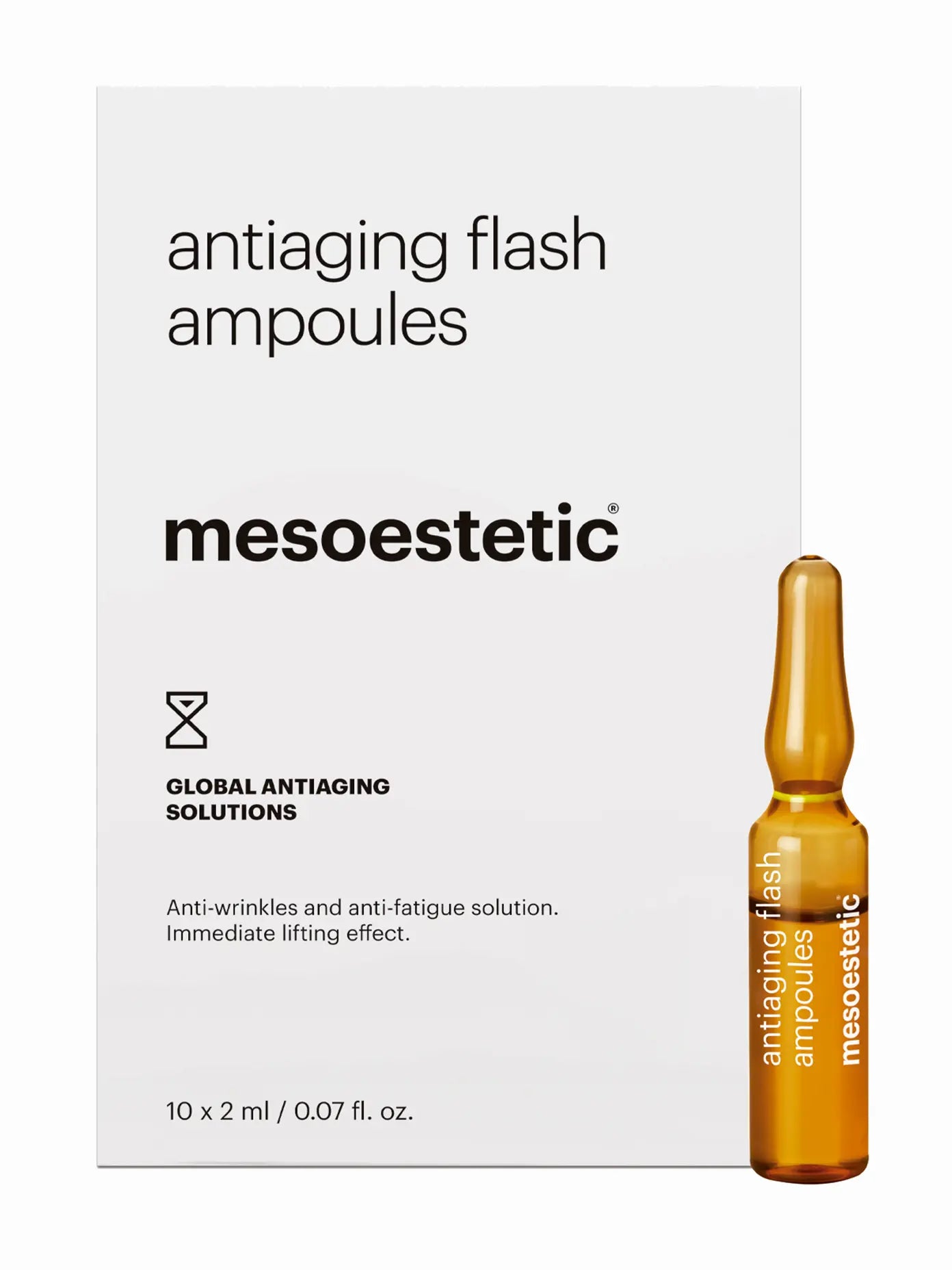 mesoestetic anti-aging flash ampoule (10 units)