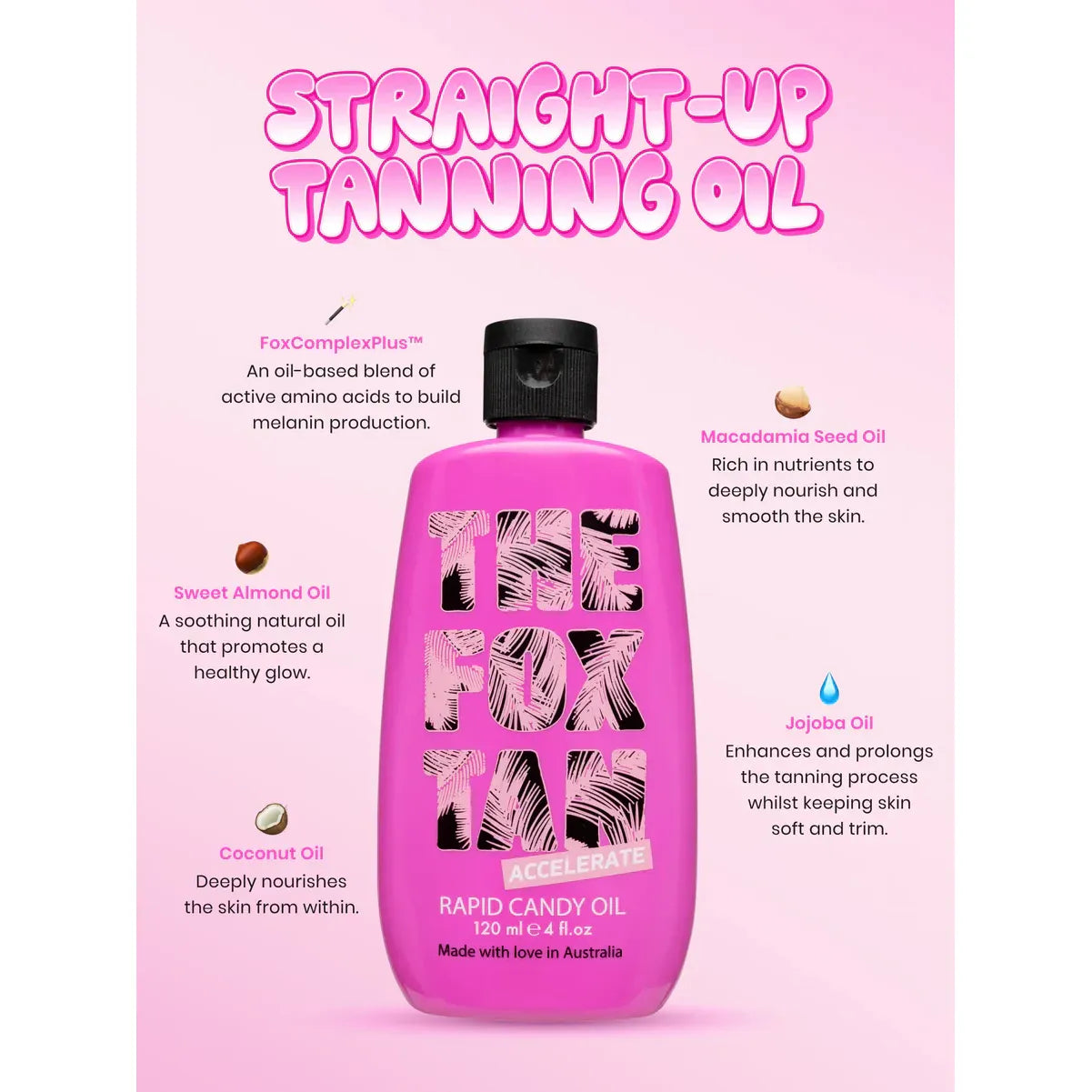 The Fox Tan Rapid Candy Oil