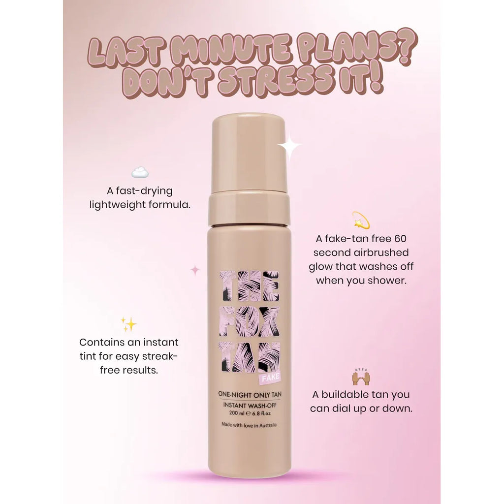 The Fox Tan One-Night Only Tan Instant Wash-Off